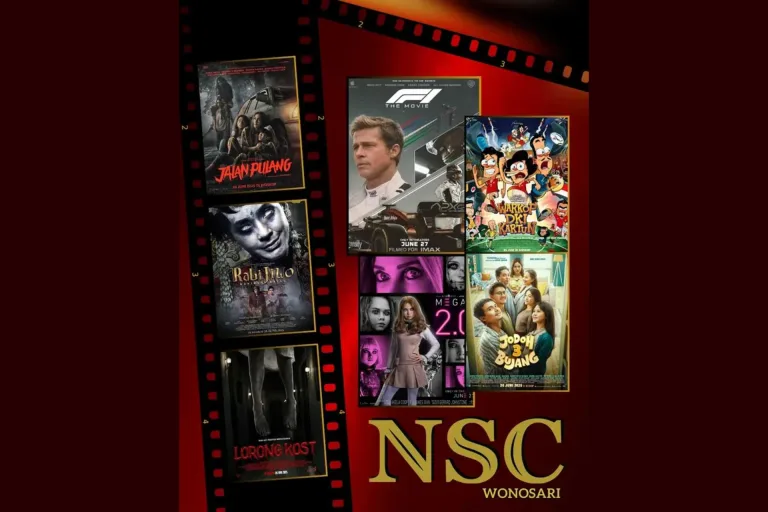 Poster Jadwal Bioskop NSC Wonosari Hari Ini Kamis 26 Juni 2025