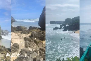 Pantai Watu Bolong Gunungkidul yang Cocok untuk Camping Bersama Kawan